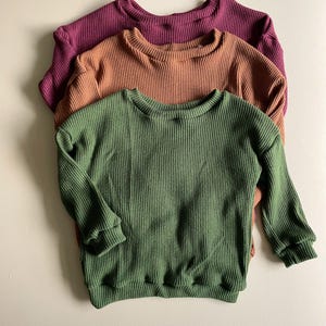 Chunky Knit Dolman Sweaters / 3 Colors / Kids Clothes / Kids Sweatshirt / Child Sweater / Dolman Top / Kids Sweater / Knit Sweater / NB-9/10