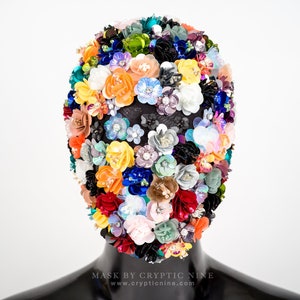 Flower Power - A Custom Flower Haute Couture Face Mask