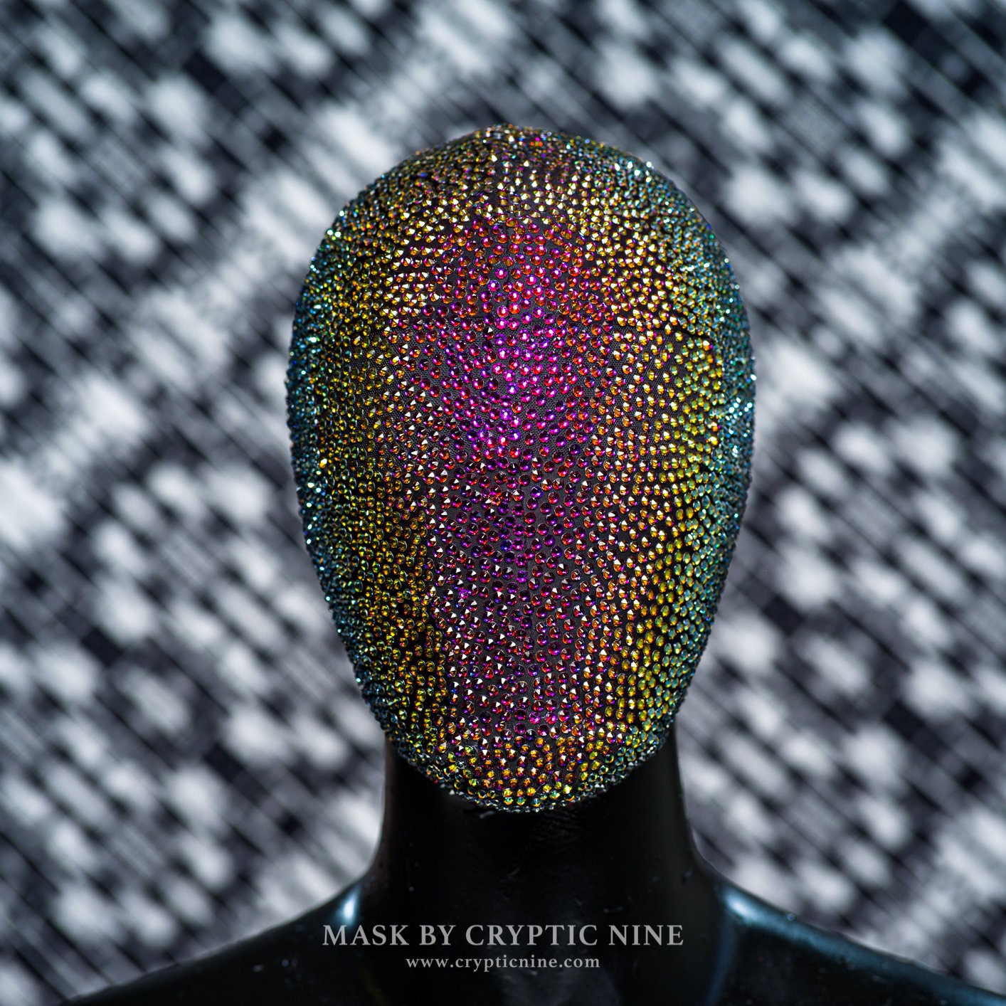 cryptic nine マスク Cryptic Nine-Unisex Full Face Mask Twisted Smile - Ceiba