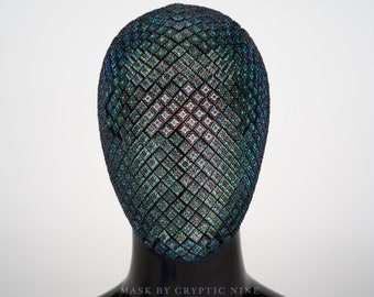 Dark Forest-  A Custom Haute Couture Mask from our Maze Runner Collection