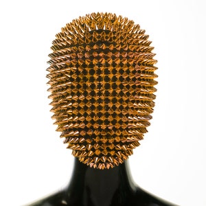 Orange Peel - A Full Coverage Handcrafted Haute Couture Mask