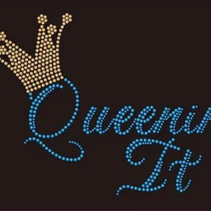 Queenin&#39; It Bling Rhinestone Embellished T-Shirt