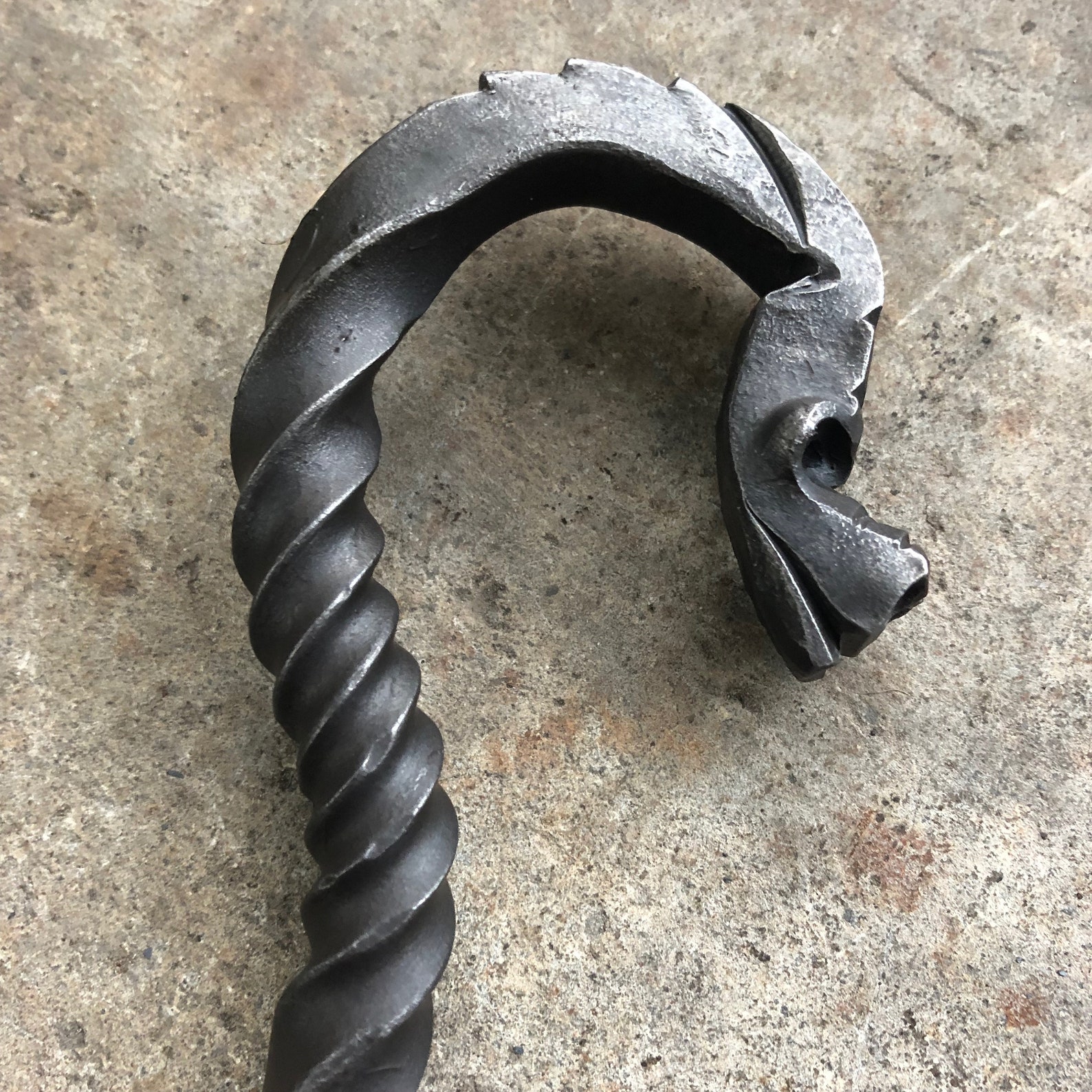 Dragon Head Fire Poker Fire Tool Dragons Head Etsy