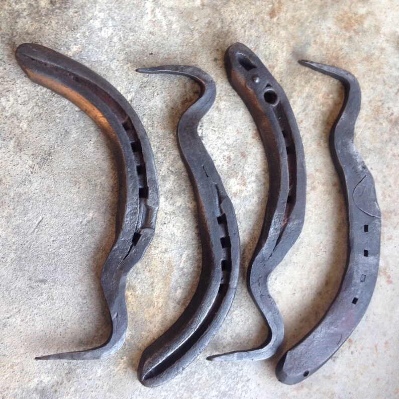 Horseshoe Hoof Pick Blacksmith Made from Recycled Horse Shoes Etsy