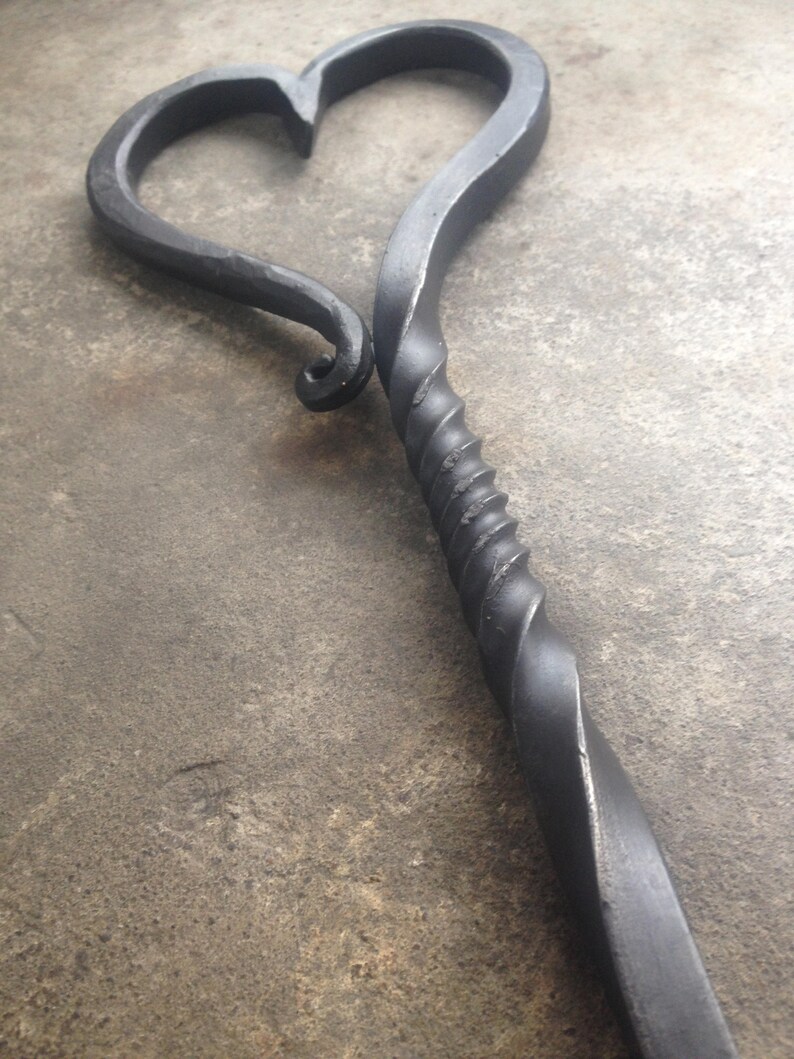 Fire Poker 'burning Love' Heart Topped Fire Poker for Etsy UK