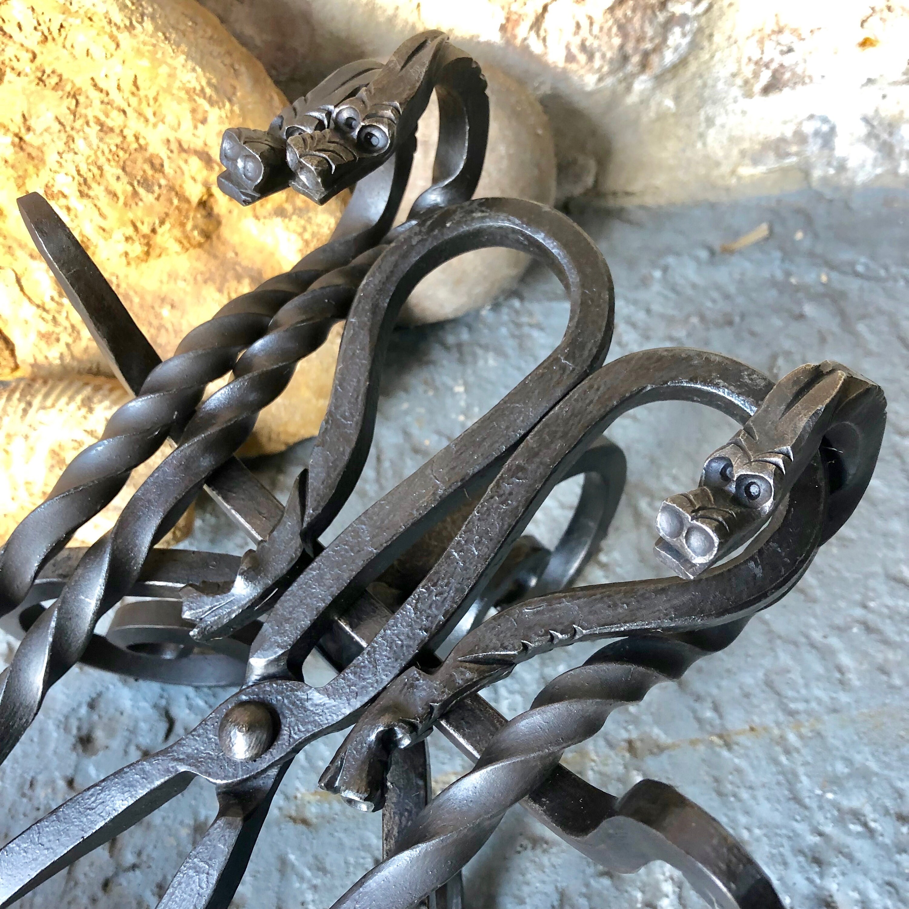 Dragon Tongs Fireplace Tongs for Logs or Coal Fire Tools Etsy UK