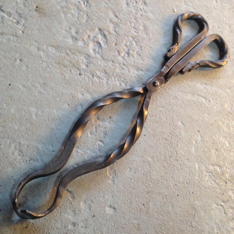 Celtic Dog Fire Tools 4 PC Set Poker Tongs Dustpan and Etsy UK