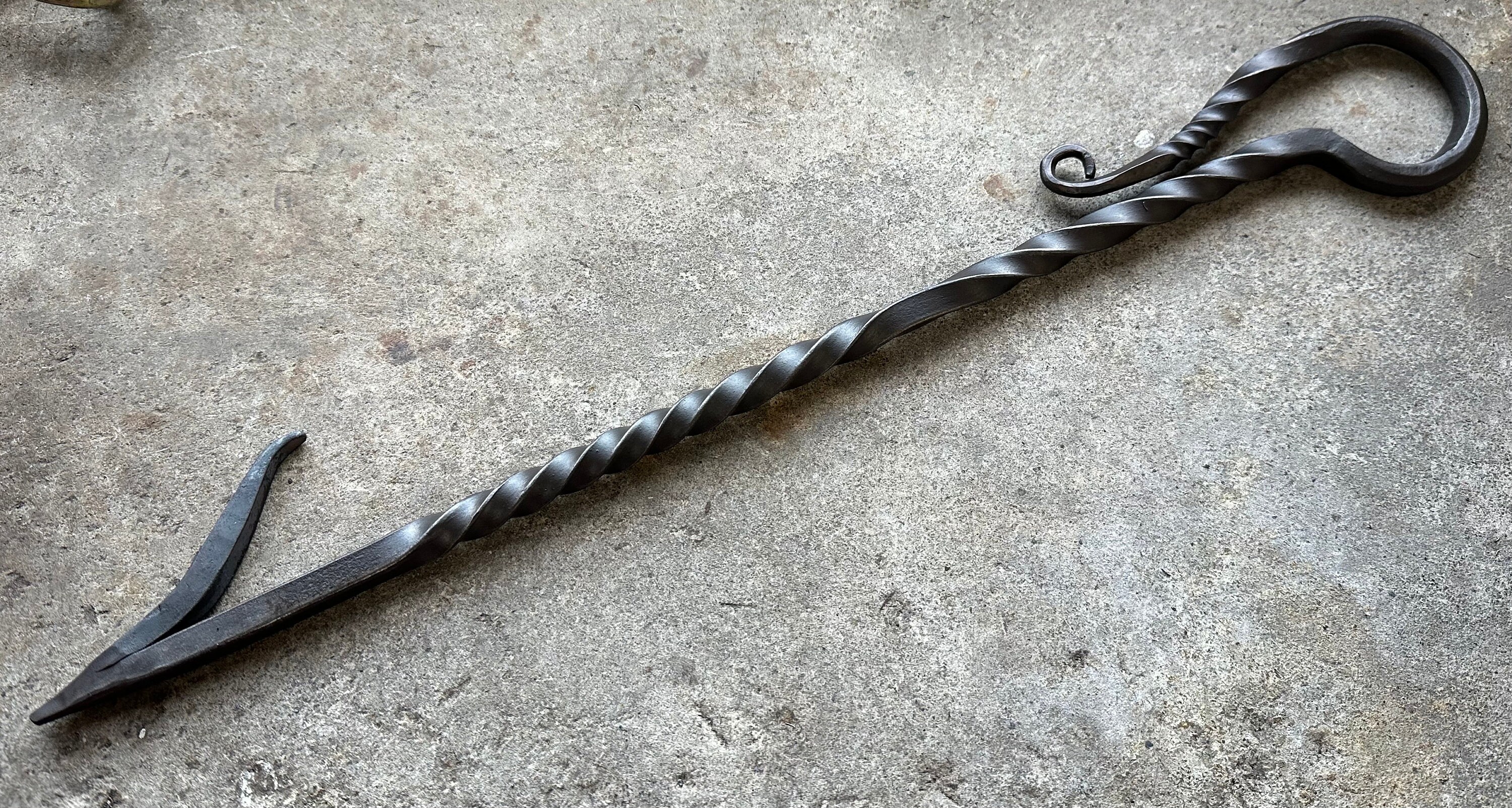 Onlyfire Tisonnier de Cheminée 91,5cm Tisonnier Poele a Bois en Acier