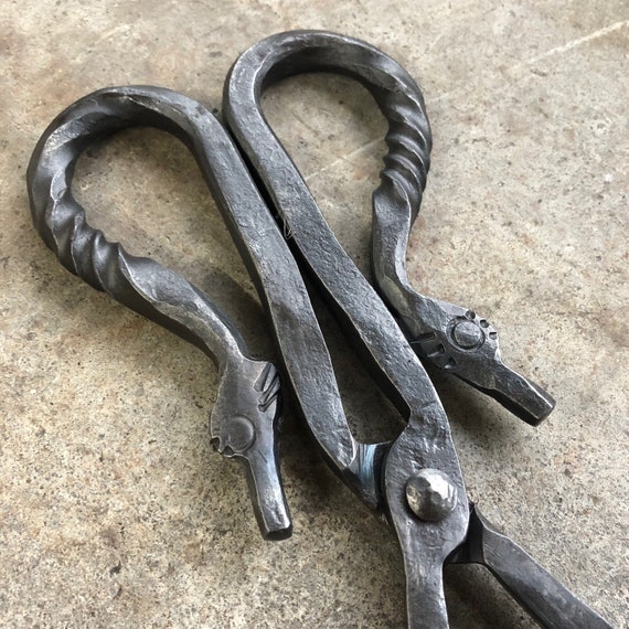 Seahorse Tongs Fireplace Tongs For Logs Or Coal Marine Etsy