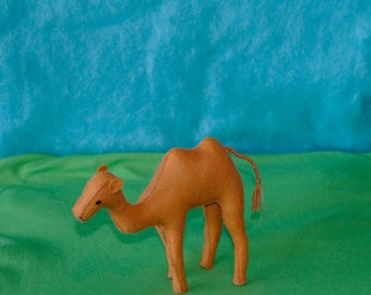 Waldorf Camel Doll, Handmade From Natural Materials