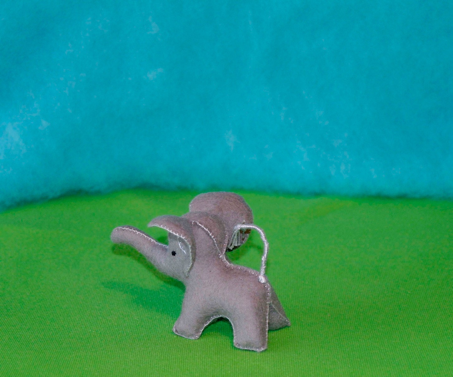 Waldorf Elephant Miniature Doll, Handmade From Natural Materials Etsy