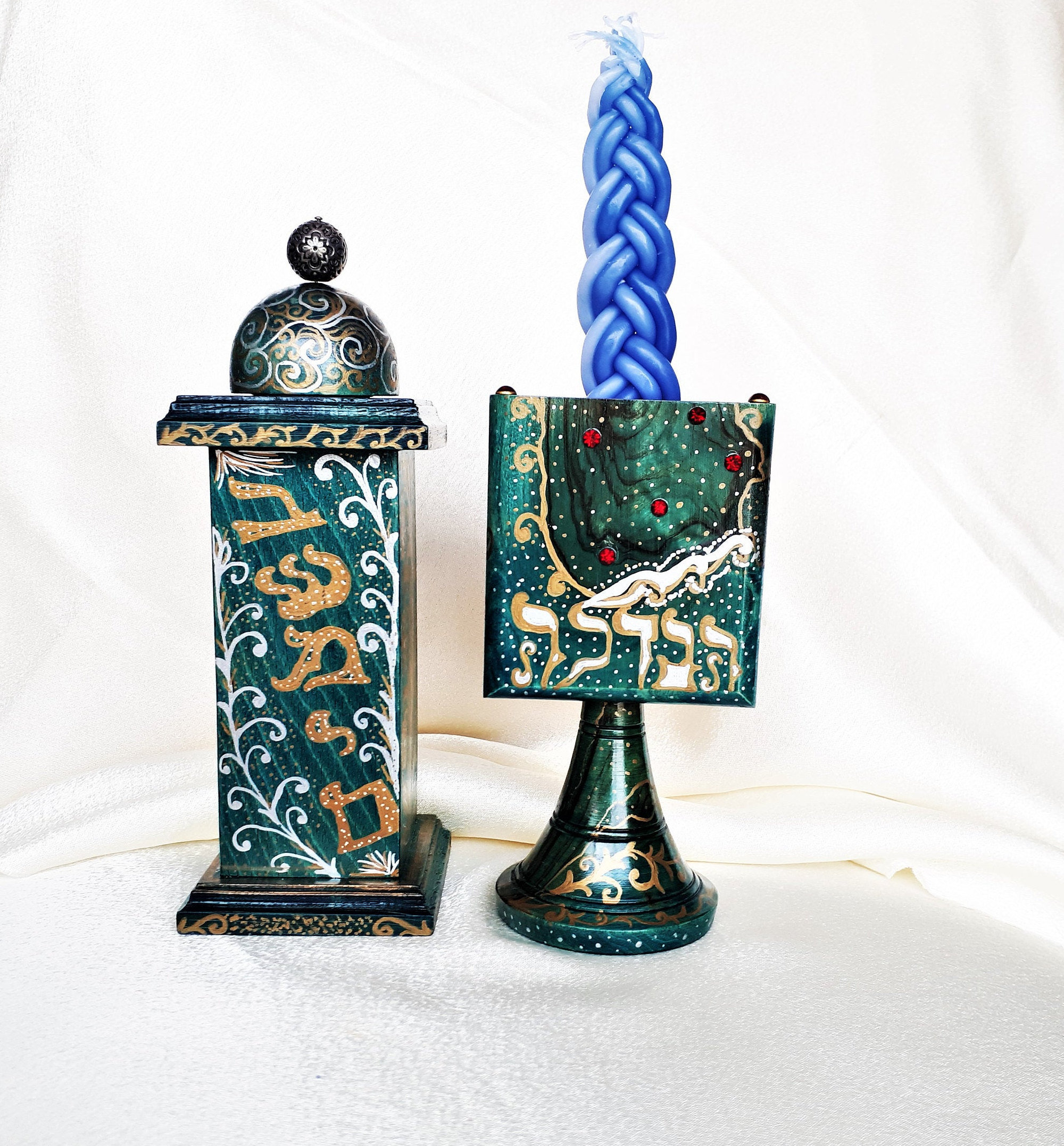 Hand Painted Havdalah Candle Holder. Jewish Gifts for Bat Etsy