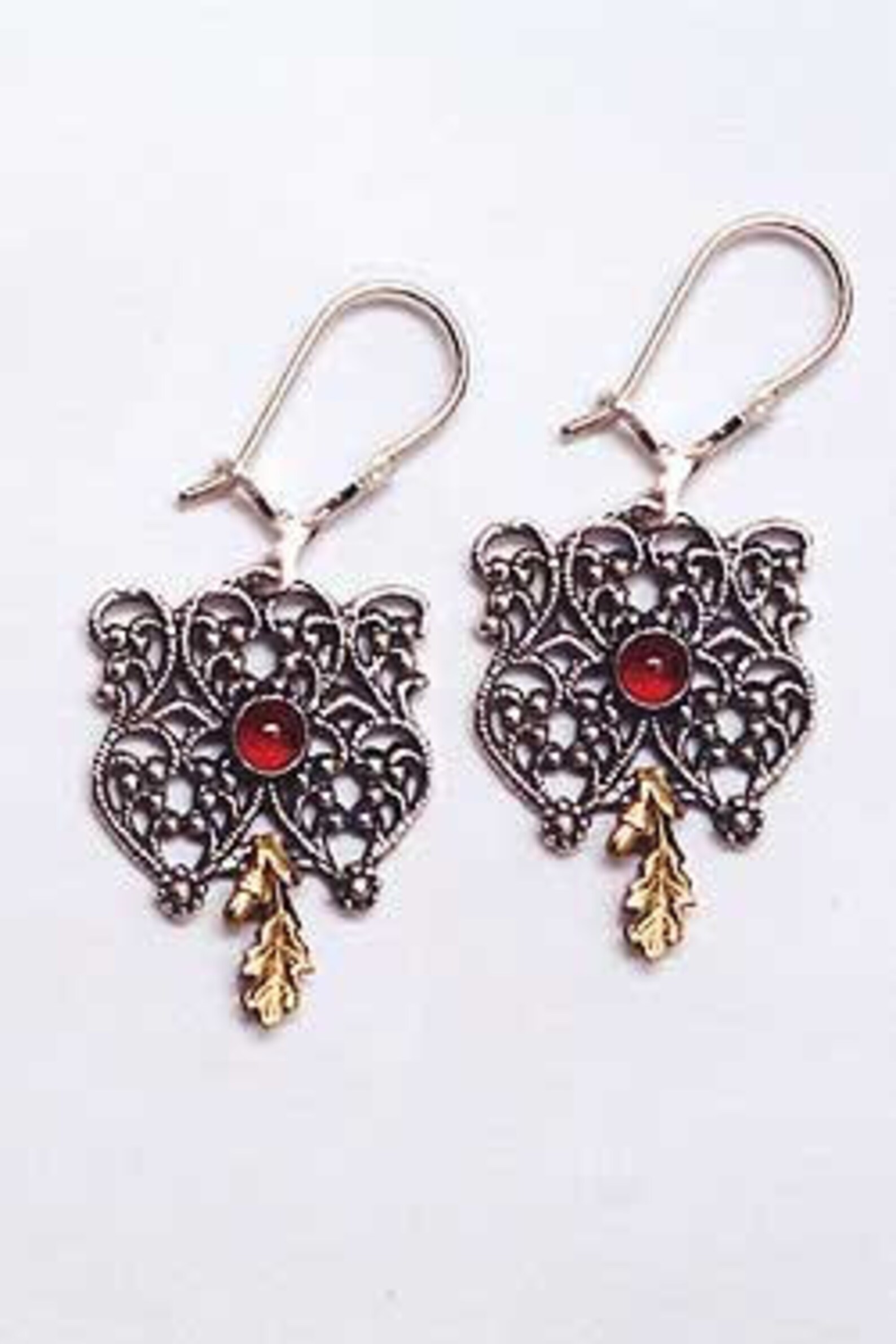 Israel Jewelry.Israeli Earrings.Silver and Gold Etsy