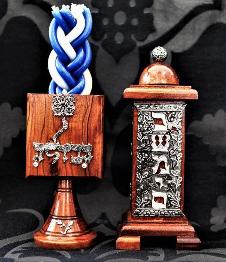 Jewish Wedding Gifts. Silver Havdalah Set. Jewish Groom