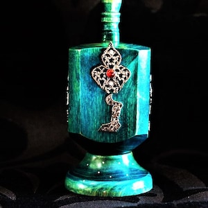 Hanukkah Dreidels. Silver & Olive Wood Dreidel. Unique Dreidel For Collectibles. Handcrafted Dreidel From Israel. Customized. Personalized.