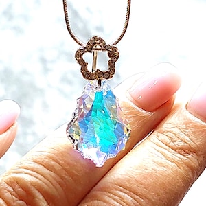 Jewish Queen Esther Necklace. Silver & Zirconia Necklace. Queen Esther Glowing Necklace. Hadassah Necklace. Queen Esther Jewelry.