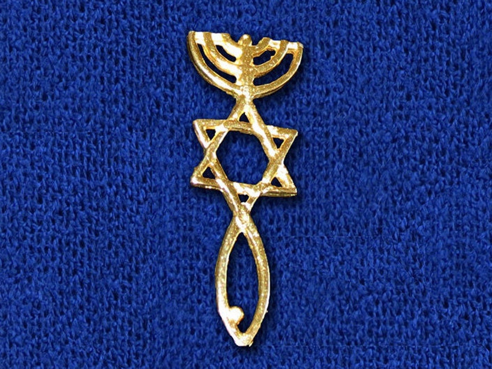 Messianic Seal of Jerusalem.gold Messianic Tie Pin.gold Etsy