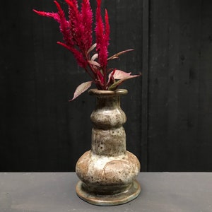 70s  Rustic Bud Vase