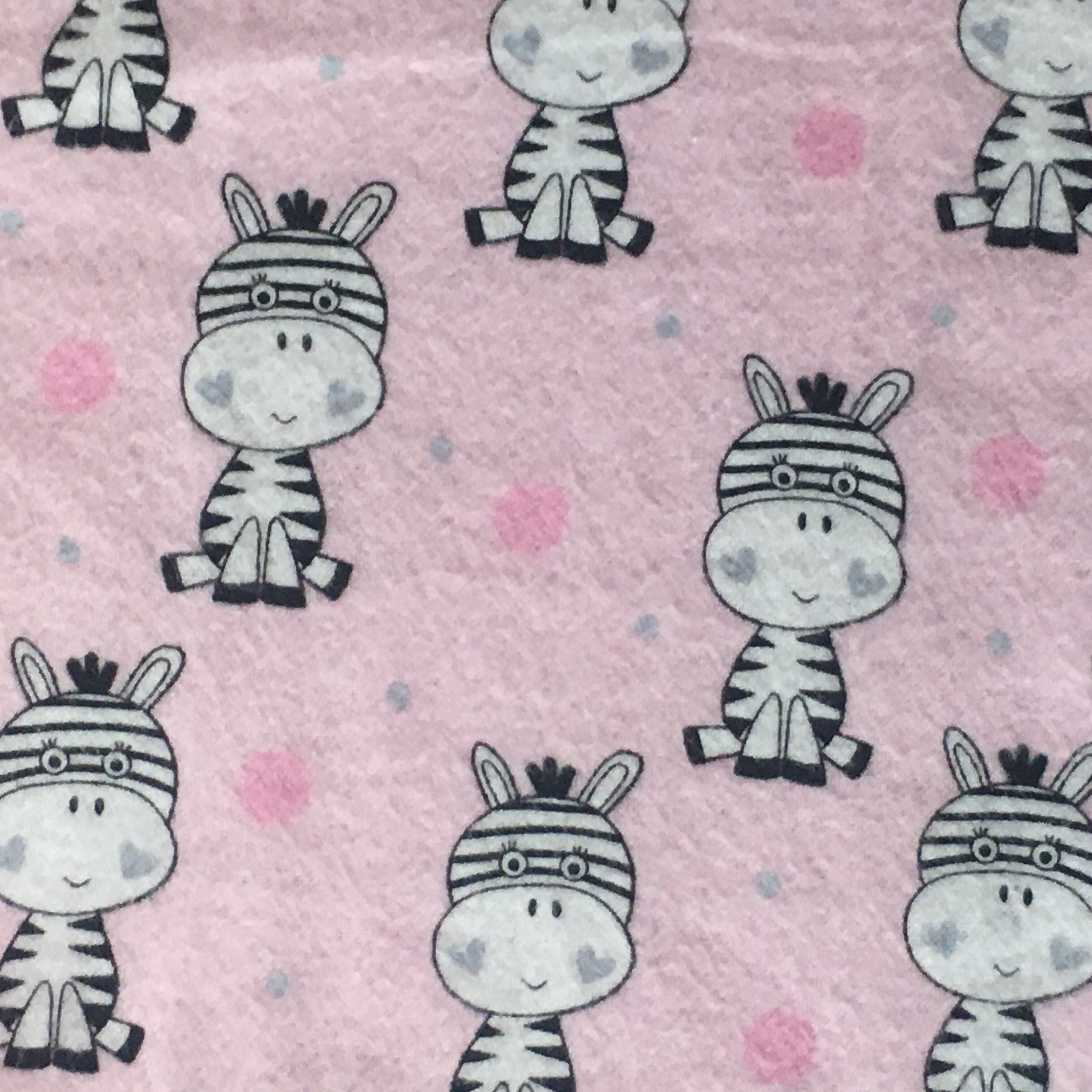 Baby Zebra Flannel and Minky Blanket Baby or Toddler Girl Etsy