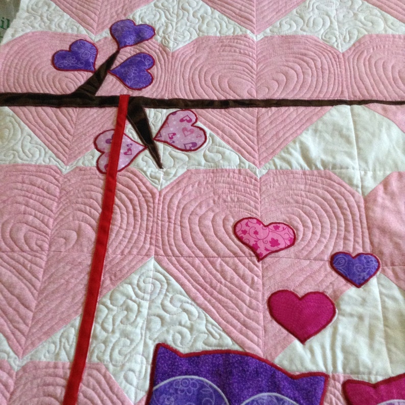 Valentine's Hearts Baby Quilt or Wall Hanging Pattern Etsy