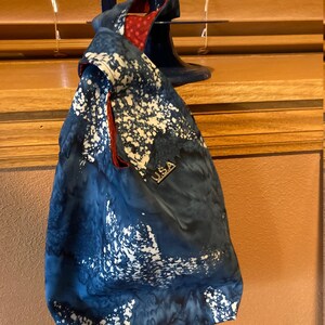 Japanische Knotentasche über dem Handgelenk komplett gefüttert