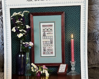 Pat Rogers' Counted Collection 'ABC Band Sampler' cross stitch (1994)