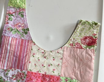 Medium Japanese Knot Bag "Summertime", quilted, lined, interior pocket
