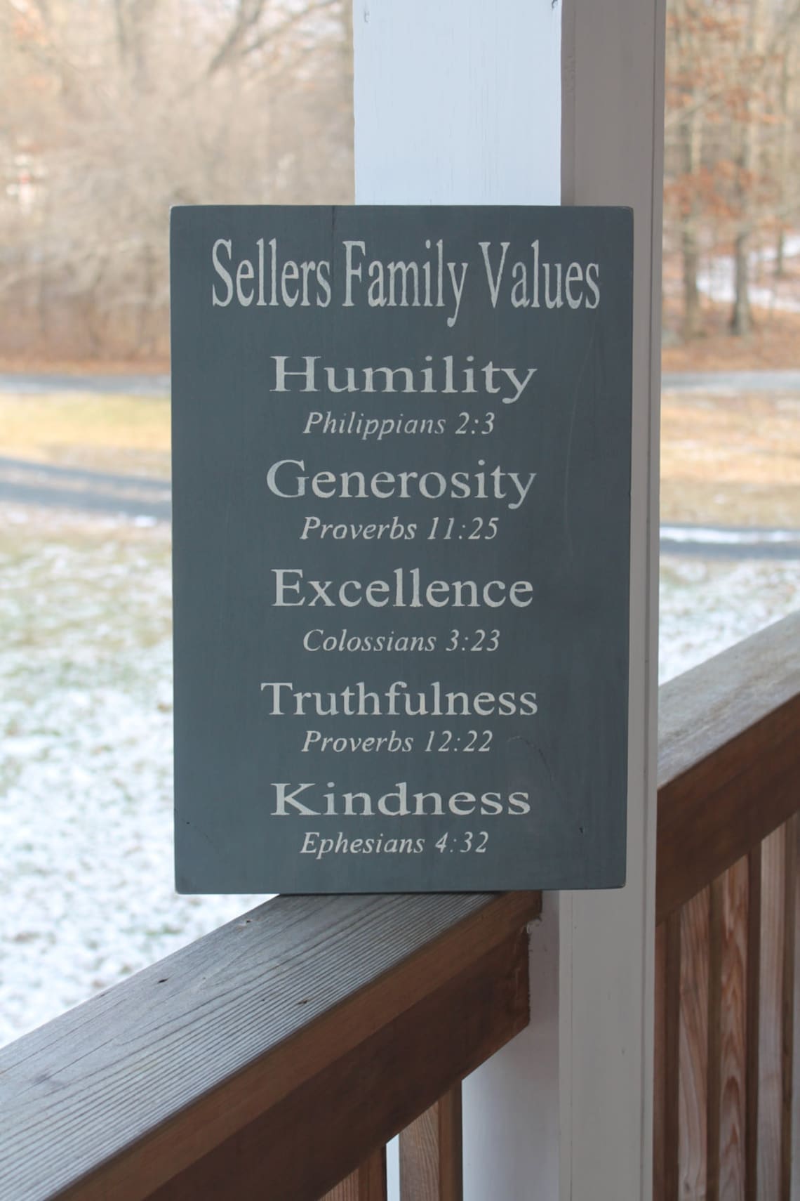 Family Values Wood Sign Christian Family Rules Family Rules Etsy