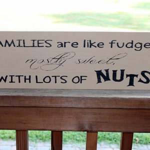 Family Wood Sign Funny Family Quote Sign Families Like | Etsy