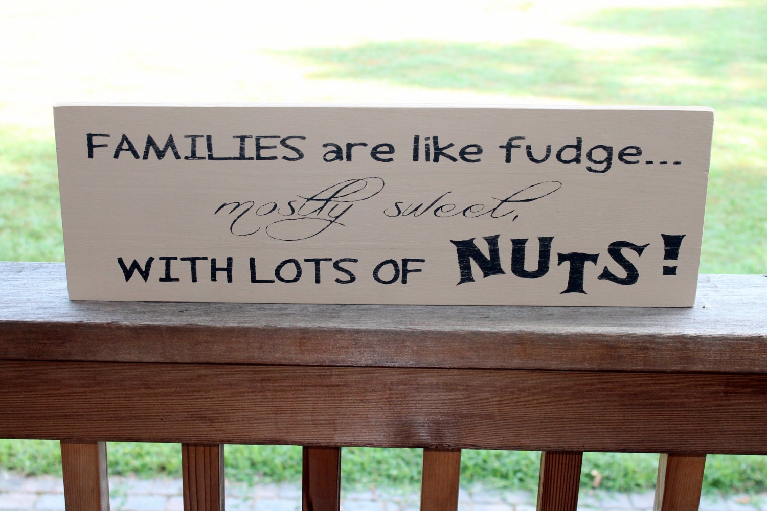 Family Wood Sign Funny Family Quote Sign Families Like | Etsy