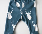 Baby Leggings , Deer baby boy pants , Organic baby boy clothes , Hunting baby , Photography  props newborn baby