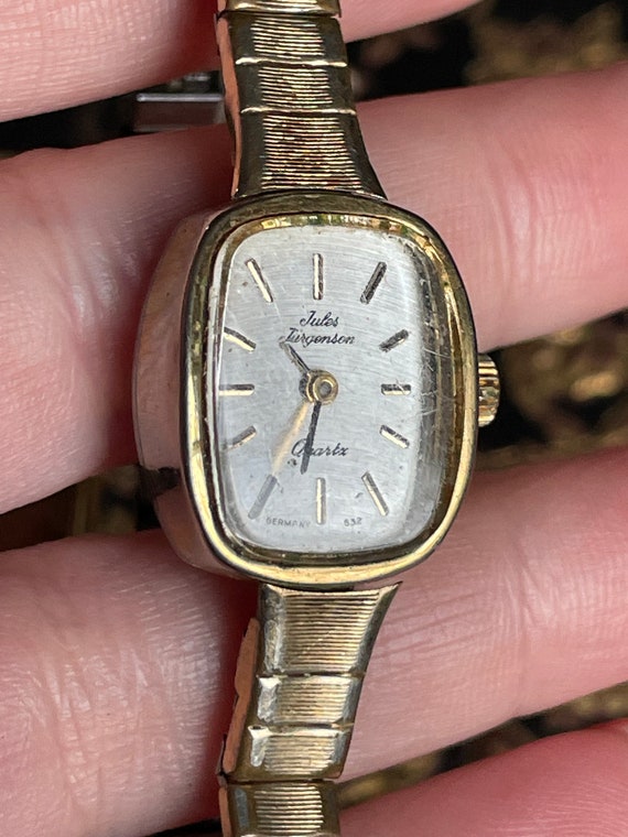 Vintage Lot of 5 Watches Bulova Benrus Jules Jurg… - image 5
