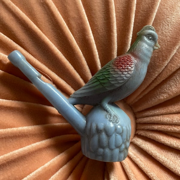 Vintage Celluloid Bird Whistle Toy