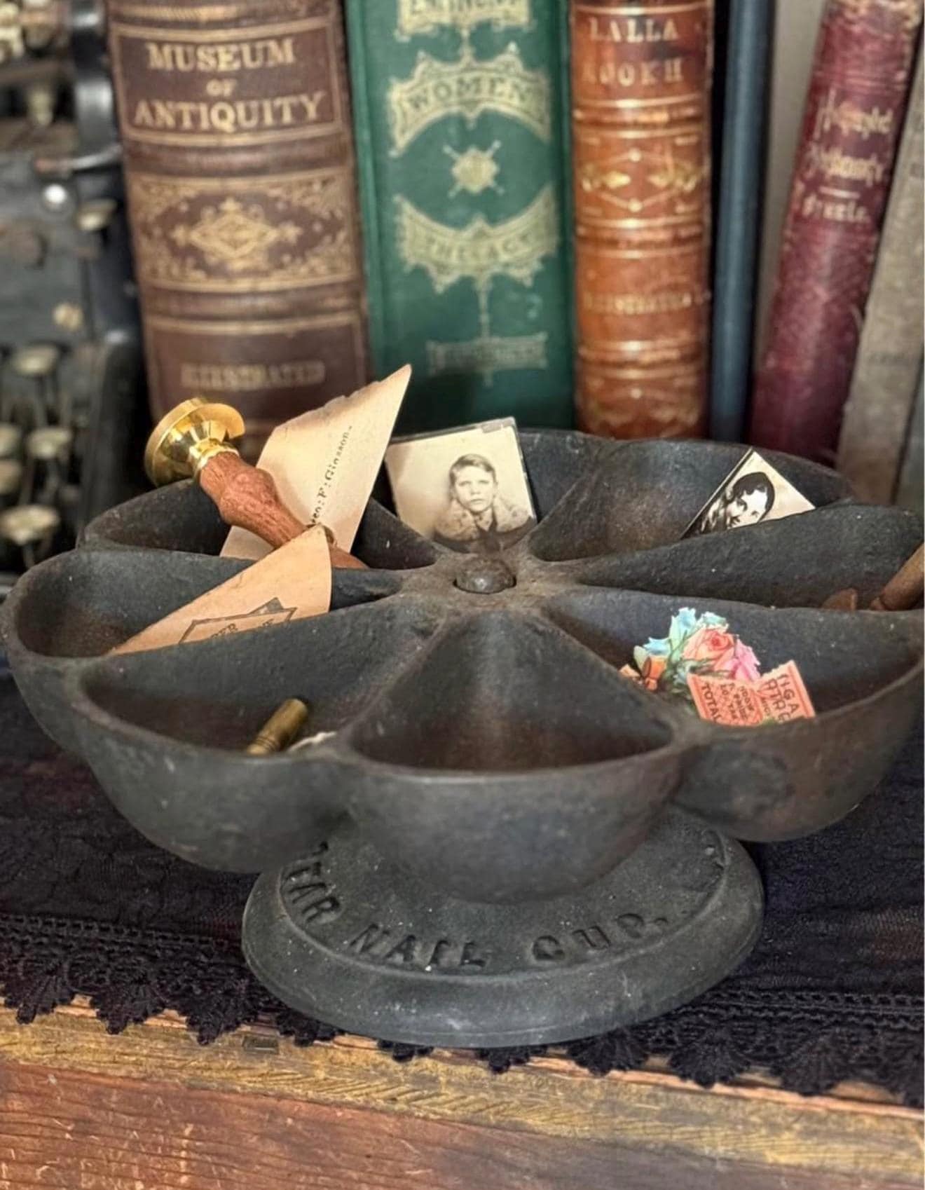 Cast Iron Nail Cup - Etsy