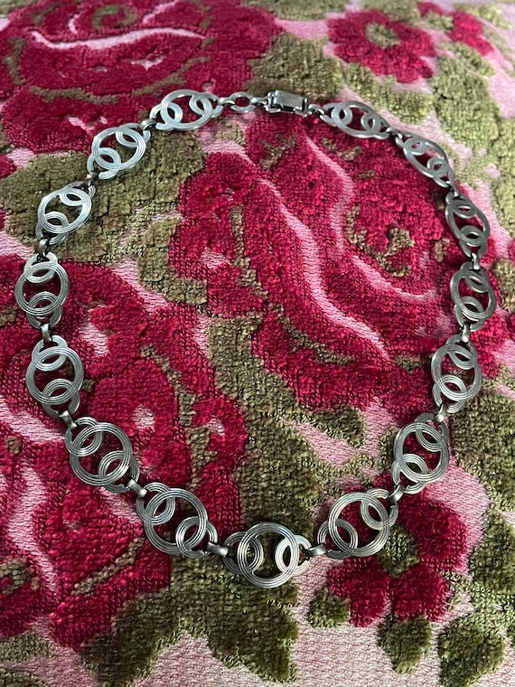 Vintage Symmetalic Sterling Silver Necklace