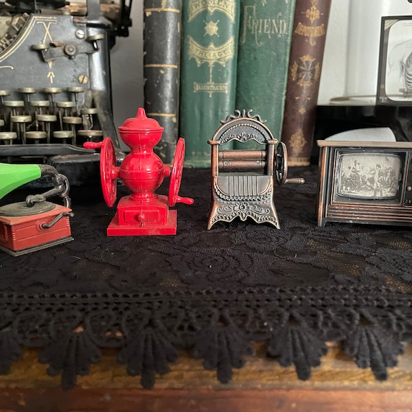 Vintage Box Camera Pencil Sharpener - Die Cast Metal Collectible