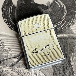 Vintage Kent Cigarettes Flip Top Lighter Hudson Japan