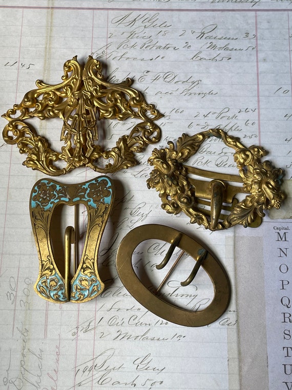 Art nouveau belt buckle hotsell