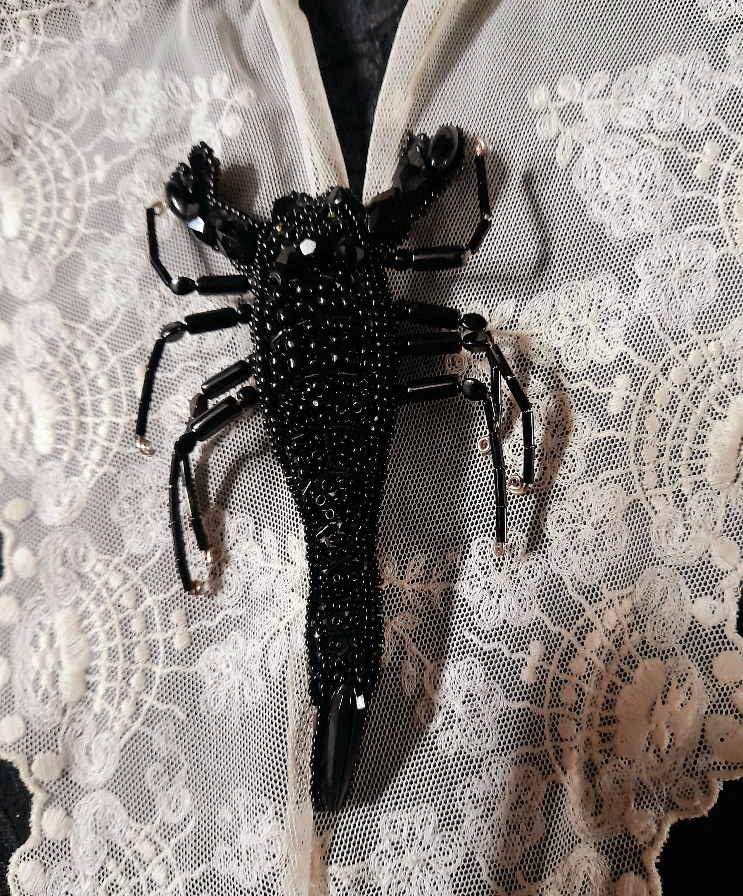 Kit De Brochette Perles Scorpion Gothique - Fait Main - Craftway B-037