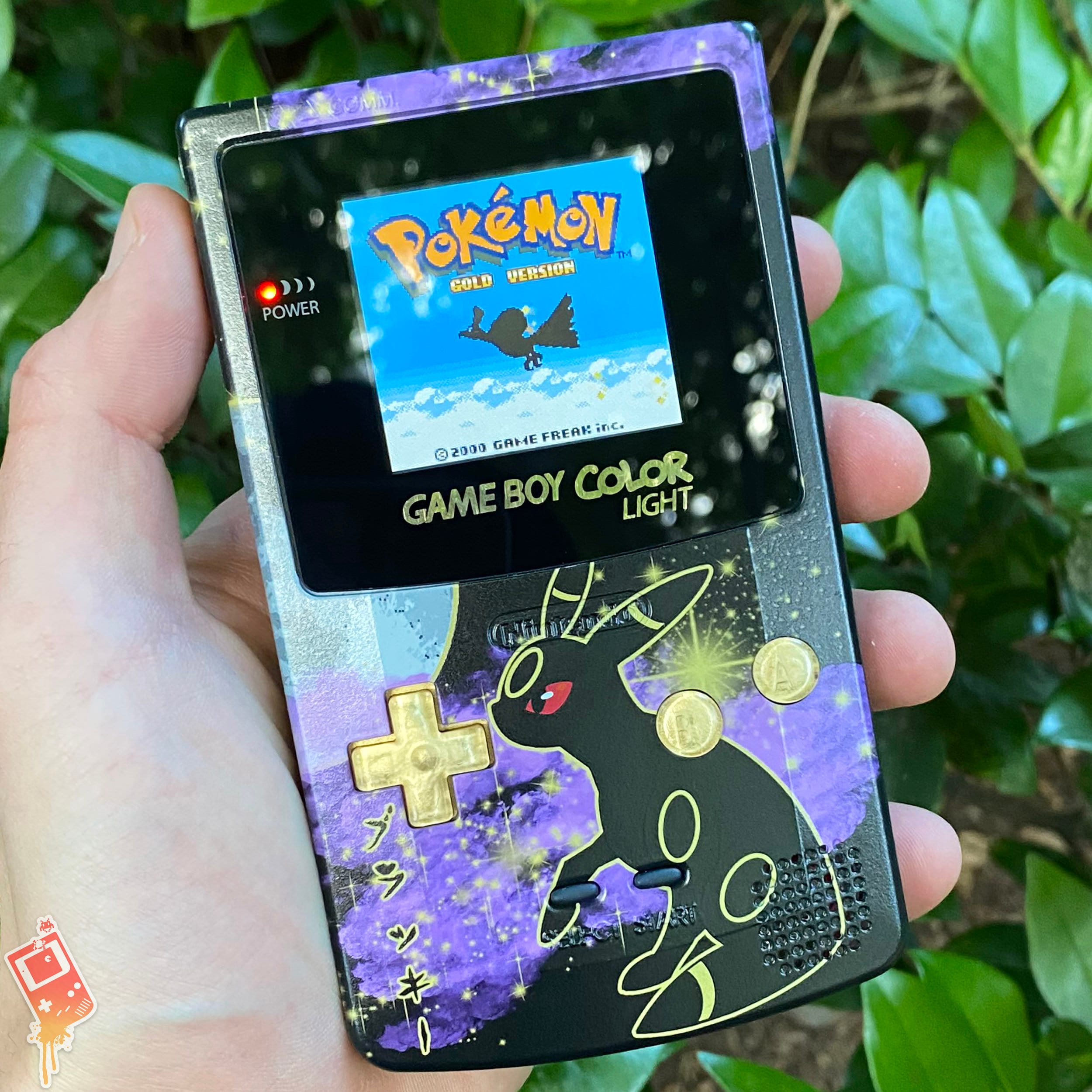 Umbreon and Espeon Custom Nintendo Gameboy Advance Shell 