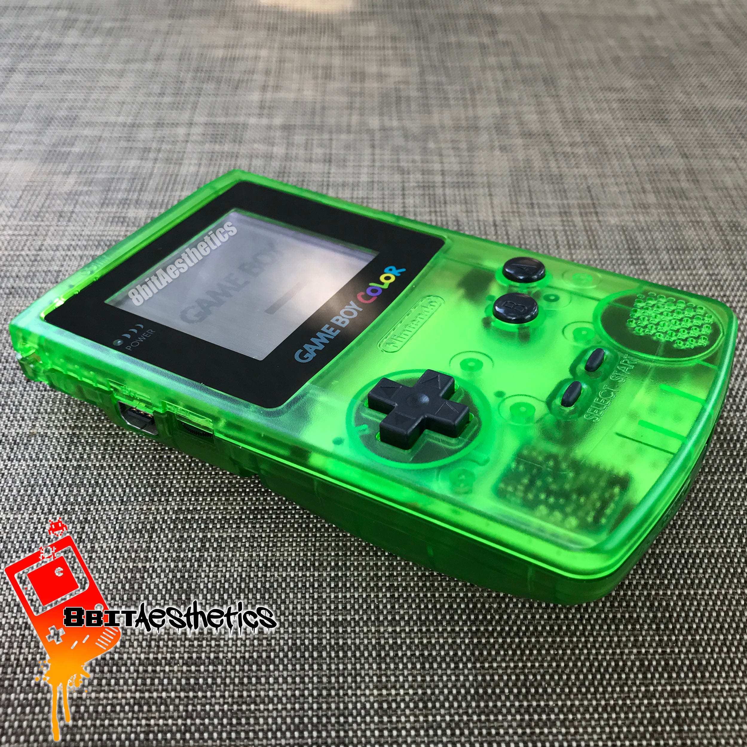 Custom Frontlit Nintendo Gameboy Color Clear Green for Retro Etsy