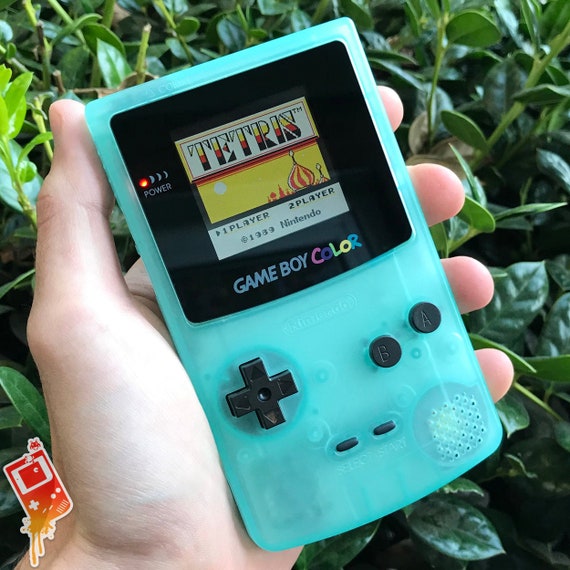 Custom Backlit Nintendo Gameboy Color Clear Blue/green Glow in the Dark by  8bitaesthetics 