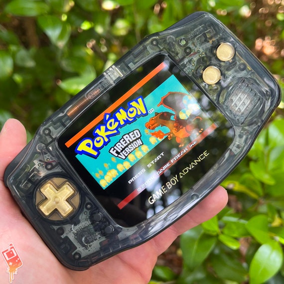 Custom IPS Backlit Nintendo Gameboy Advance Mirror Black/Gold by  8bitAesthetics