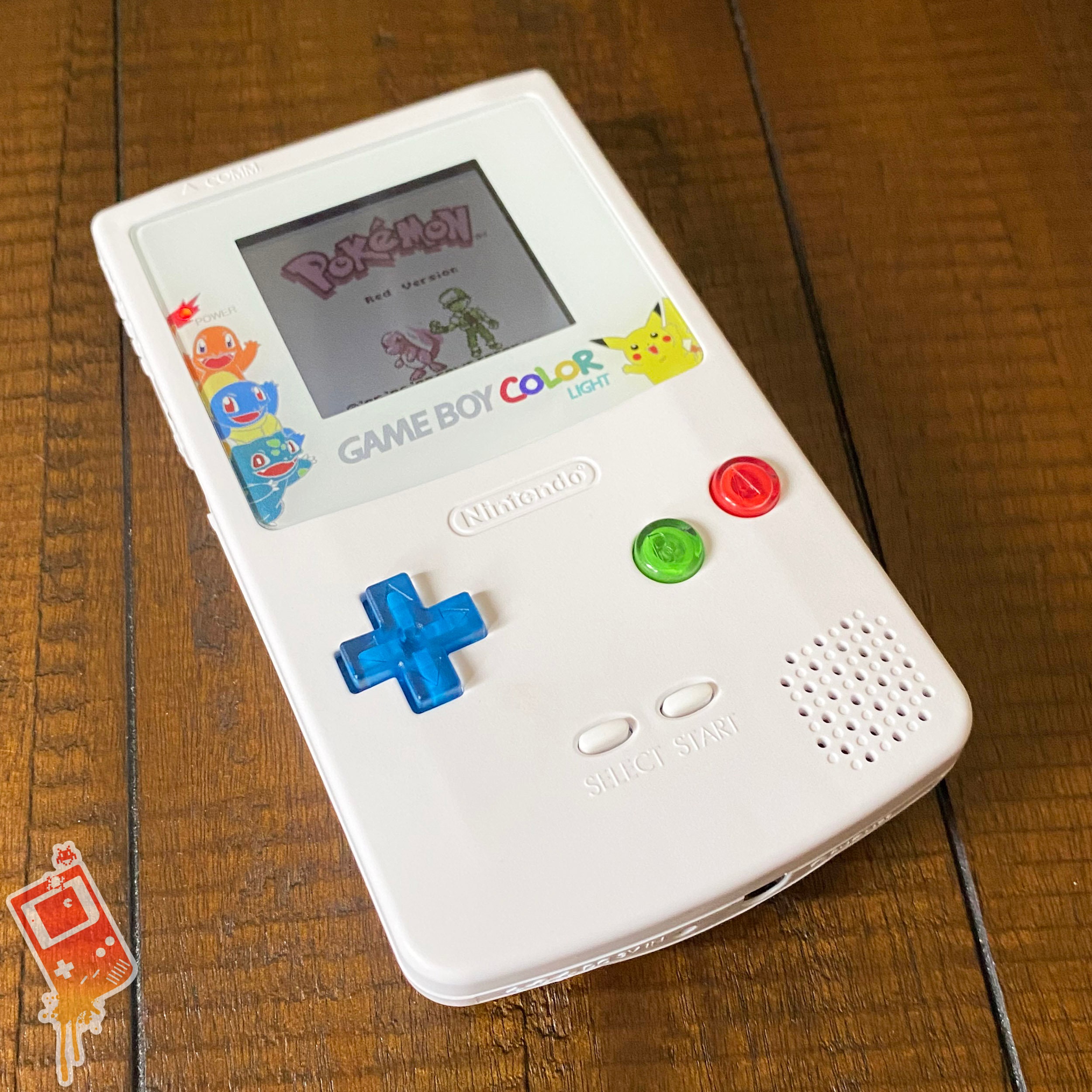 Custom Backlit Nintendo Gameboy Color Pokemon Themed Squirtle - Etsy New  Zealand
