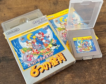 Genuine Japanese import complete in box Super Mario Land 2 with new save battery