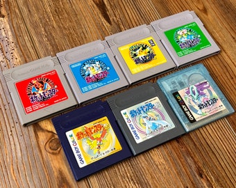 Genuine refurbished Japanese Pokemon Games w/new save batteries choose your version