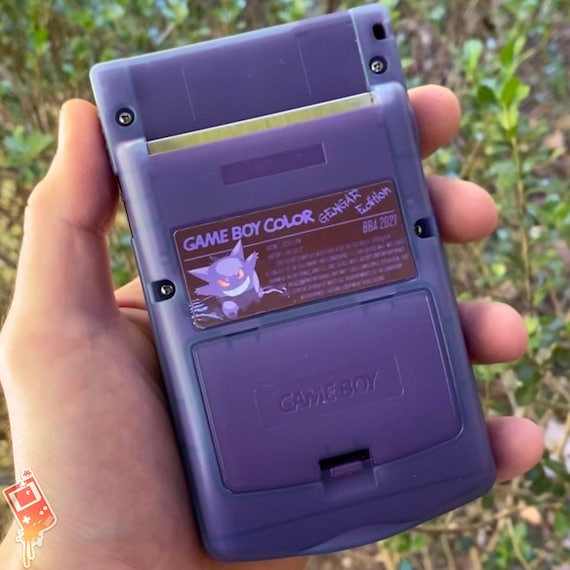 Custom Backlit IPS XL Nintendo Gameboy Color Atomic Purple by  8bitaesthetics 