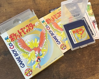 Genuine Japanese import complete in box Pokemon Gold with new save battery