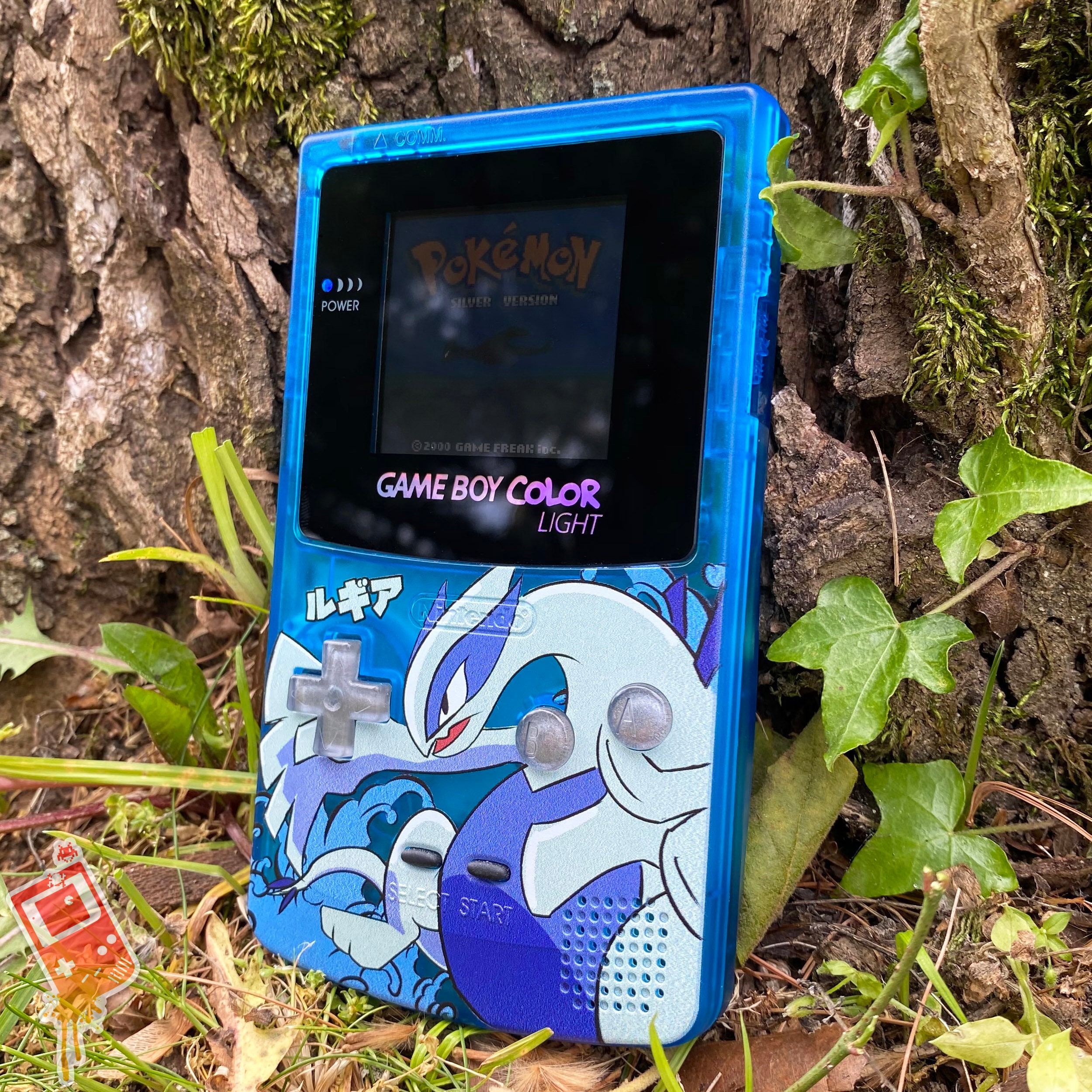 Custom Backlit Nintendo Gameboy Color Pokemon Center Themed Squirtle  Charmander Bulbasaur by 8bitaesthetics 