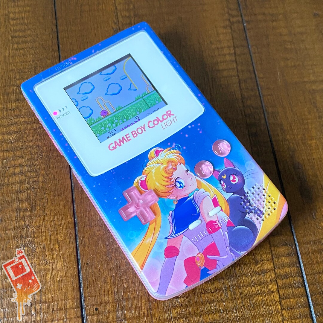 Custom Backlit Nintendo Gameboy Color artist Series Sailor Moon by ...